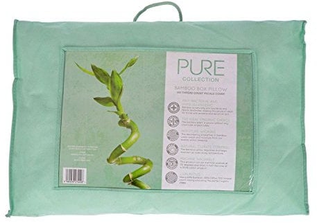 Homescapes Bambus-Kopfkissen, extra hohes Bio-Kissen für Seitenschläfer mit 20 cm Höhe, mittelhartes Kopfissen, Gesundheitskissen, B42 x L64 x H20 cm