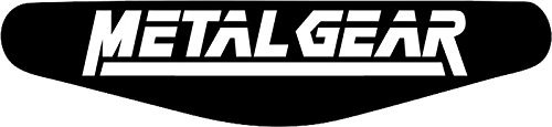 Decus-Shop Play Station PS4 Lightbar Sticker Aufkleber Metal Gear Solid (schwarz)