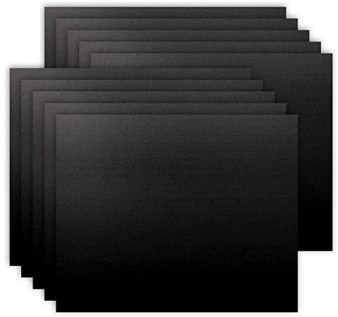 SPARES2GO Universal Teflon Oven Liner Non Stick Heavy Duty Fan Assisted Cooker Lining (Pack of 10)