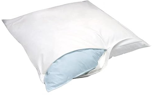Softsan Protect Plus Kissenbezug milbendicht 50 x 50 cm, Encasing für Kopfkissen, Milbenschutz für Hausstauballergiker