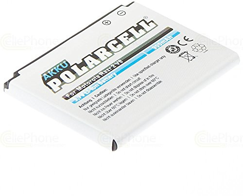 cellePhone PolarCell Batteria Li-Ion Compatibile con Motorola Razr2 V9 - Zine ZN5 (sostituita BX50)