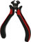KS Tools 500.7025-E Alicates de corte frontal para electrónica, 100mm, colgador