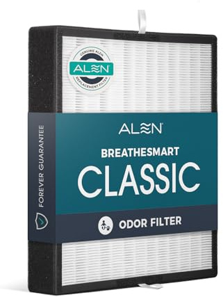 Alen Air Filter BF35-Odor Replacement HEPA Filter for BreatheSmart Classic Air Purifier - Captures Allergens & Mold + Pet Dander & Odors (1 Filter)