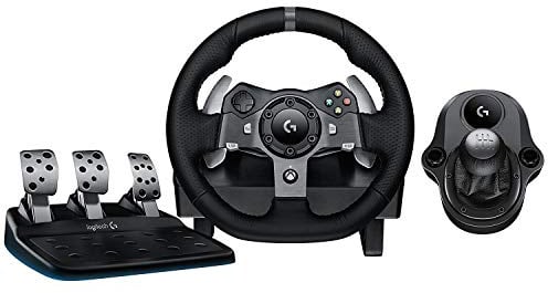 Logitech G920 Driving Force Racing Wheel G Driving Force Shifter Bundle for Xbox One and PC