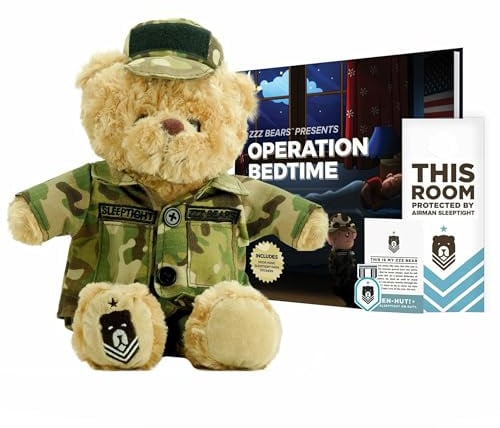 ZZZ Bears Airman Sleeptight Air Force Teddy Bear