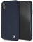 BMW Silicone Hard Case - iPhone XR - -Navy