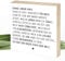 Wunderpixel® Holzbild Danke lieber Papa - v2 15x15x2cm zum Hinstellen/Aufhängen, echter Fotodruck mit Spruch auf Holz - schwarz-weißes Wand-Bild Aufsteller zur Dekoration/Geschenk - Danke-schön