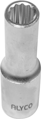 ALYCO 190703 - Juego 10 llaves de vaso largas 12 caras 1/2 de 10-22 mm