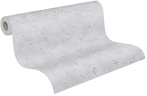 A.S. Création Vliestapete Greyvolution Betontapete Tapete in Betonoptik 10,05 m x 0,53 m mittelgrau 377760 3777-60