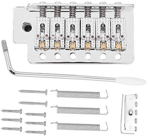 di Tremolo per Chitarra con Ponte a Tremolo Singolo con Accessori per Chitarra Elettrica a Rulli per Chitarra ST(D'argento)