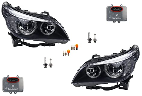 Johns, Scheinwerfer passend für BMW 5er E60/E61 mit Leuchtm. Set L+R + Steuergerät