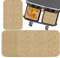 Favson 120 PCS Heißluftfritteuse Backpapier, Luftfritteusen-Zubehör, 5.5 x 8 Zoll Antihaft Heißluftfritteuse Einlagen für Ninja DZ201 Foodi 6-in-1 8-qt
