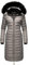 Navahoo Damen Wintermantel Warmer Steppmantel lang mit Kapuze Umay Zinc Grey Gr. L