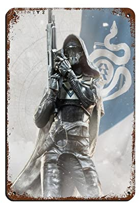 Destiny 2 Game Blechschild Vintage Metall Pub Club Cafe Bar Home Wandkunst Dekoration Poster Retro 20 x 30 cm