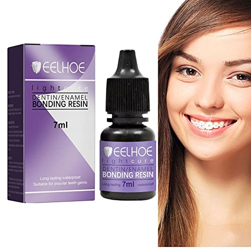 Gemstone Teeth Decoration Glue, Tooth Gems Glue, DIY Tooth Gem Jewelry Crystal Diamond Teeth Decoration 7ml
