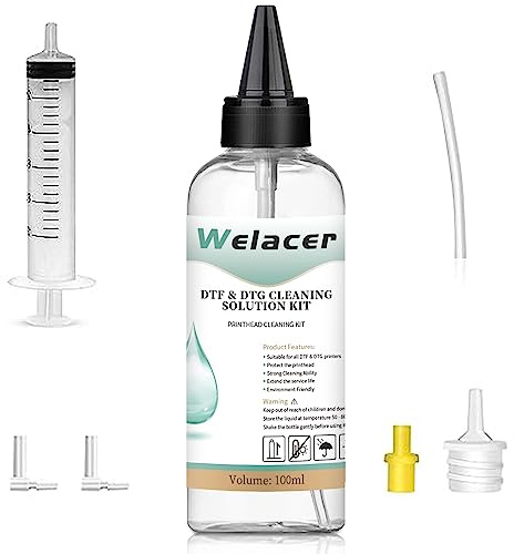Welacer 100ml DTF Printhead Cleaning Solution for ET8550 L1800 XP-15000