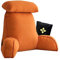CCTSA Ergonomisches Bett Kissen Rückenkissen,Extragroßes Lesekissen mit Armlehnen und Abnehmbarem Nacken,Lesekissen für Bett und Sofa,Bettruhekissen zum Spielen,Lesen,Fernsehen,75cm x 40cm x 50cm