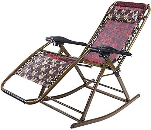 Leichte Campingstühle, Gartenliegen, Klappstuhl, Outdoor-Schaukelstuhl, klappbarer Liegestuhl, verstellbare Garten-Sonnenliege, Mutterschafts-Schlafstuhl für Erwachsene, Unterstützung 200 kg Present