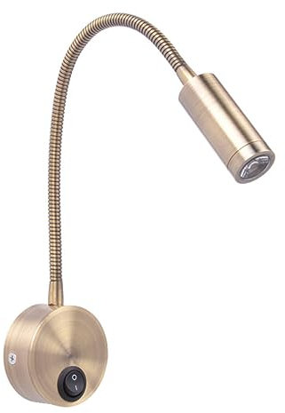 Housoutil LED-Schreibtischlampe 1 Stück Led-Strahler Bett-Leseleuchte Mini-Tischlampe Büro-Schreibtischleuchte Nachttisch-Leseleuchte Led-Tischleuchte Wohnheim-Wandleuchte Aluminium Goldene