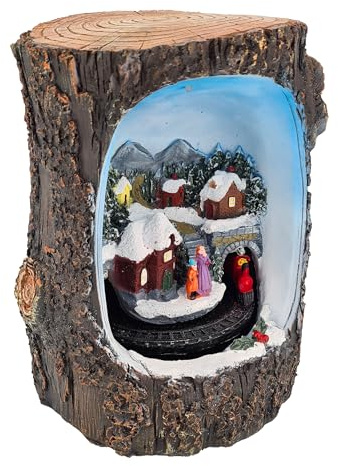 ABC Home | Dekofigur Winterdorf | Weihnachten | LEDs | batteriebetrieben