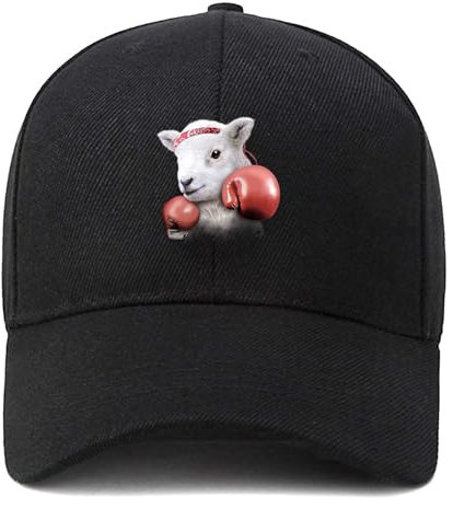 EDGMM Baseballkappe, Unisex, für Erwachsene, verstellbar, für Erwachsene, Süßes Schaf, Einheitsgröße