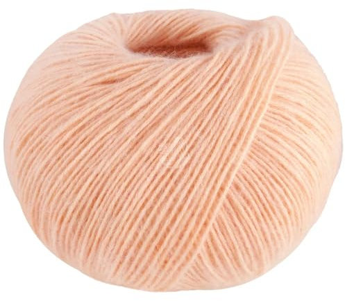LANA GROSSA Ecopuno | Edle Netzgarnstruktur aus Baumwolle gefüllt mit Merino/Alpaka | Handstrickgarn aus 17% Schurwolle & 11% Alpaka Wolle | 50g Wolle zum Stricken & Häkeln | 215m Garn FB 99