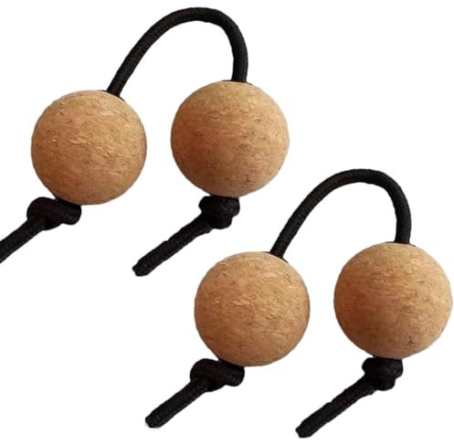 Asalato Shakers, 2 Paars Kork Asalato Rhythmischer Ball, Rhythmisches Asalato Instrument, Kashaka Shaker Asalato Ball Instrument, Handshaker Percussion Bälle für Party Performance Konzert