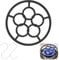 lcyen Gas Ring Reducer, Gas Hob Pan Support, Gas Hob Reducer, Heat Pot Stand, Cast Iron Pan Accessories, Cast Iron Ring with 2 Hooks for Gas Stove Camping Stove