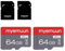 Two Memory Cards Micro SD Card 64GB with SD Adapter, C10, UHS-1, A1, Microsd, TF Card