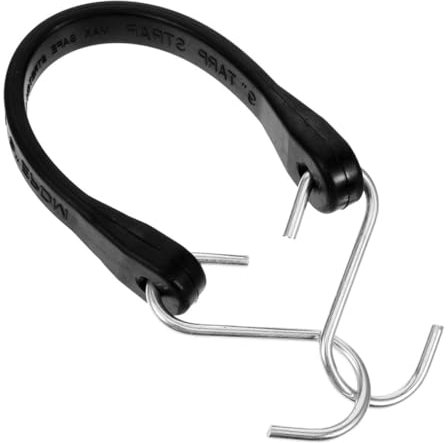 MAGICLULU Elastischer Spanngurt 15 Zoll Mit Haken Für Auto LKW Anhänger Außeneinsatz Robustes Gummiband Zur Ladungssicherung Und Flexiblen Befestigung