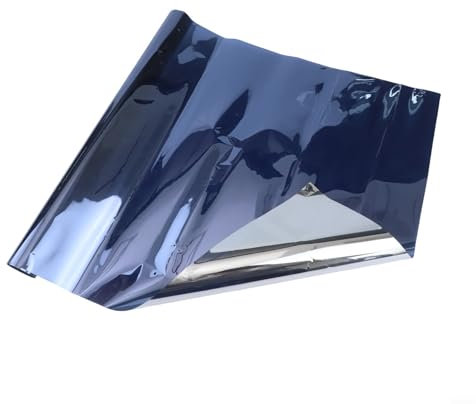 ZYNCUE One Way Mirror Window Film Privacy UV Protection Heat Control Glass Film Self Reflective Tint for Home Office Building(50cm x 100cm)