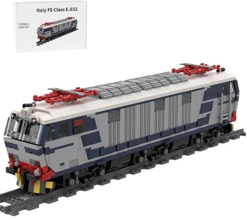 ToysWeltX Locomotiva elettrica italiana E.632 kit ferroviario (statico/1908 pezzi)