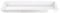 ASA 52143017 Plat de Service en Porcelaine Blanc 34 x 22 x 2,5 cm,