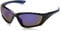 Eyelevel Men's Bullet Sports Sunglasses, Black (Black/Blue), One size