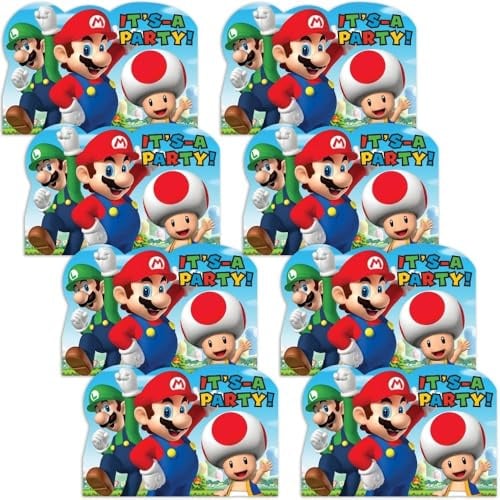 Amscan Super Mario Party-Reihe, Amerikanische Größe