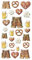 Logbuch-Verlag 25 Aufkleber bayerische Deko Soft-Sticker Bayern Party Oktoberfest Brezel Lederhose Bier Lebkuchenherz selbstklebend Tourismus