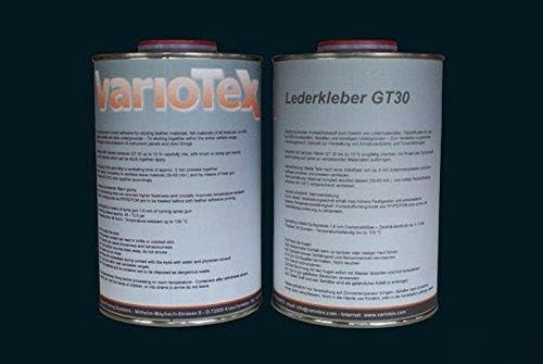Variotex GT-30 Lederkleber wärmeaktivierbar 1000 ml Klebstoff Lederkleber Kleber Kraftkleber Teppich Stoff Leder Oldtimer Lederkleber Polsterei Schneiderei