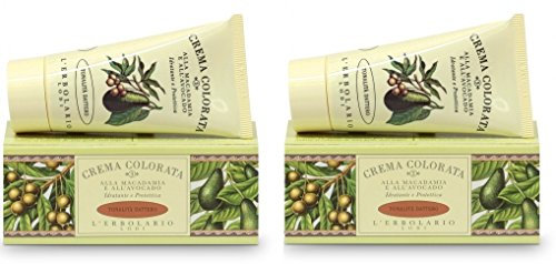 L'ERBOLARIO - CREMA COLORATA DATTERO N.3 50 ML - Idratante e Protettiva - 2 CONFEZIONI