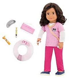 Our Generation BD31161Z - Puppe Paloma Tierärztin, 46 cm