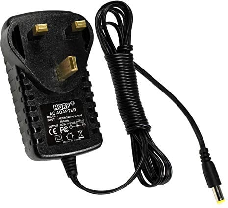 HQRP 9V AC Power Adapter compatible with Casio Piano Keyboards LK-200S LK200S LK-35 LK35 MA-170 MA170 MT-205 MT205 MT-35 MT35 MT-640 MT640 WK-110 WK110 WK-200 WK200, Mains Adaptor Power Supply Cord