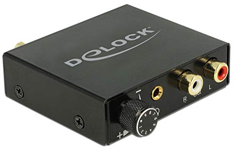 Delock Konverter Digital Audio zu Analog HD mit Kopfhörerverstärker