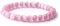 Generic Stein Armband,Naturstein Armreif 7 Chakra Violett Achat Elastische Perlen Yoga Energie Charme Armbänder Schmuck Für Anxity Männer Mädchen