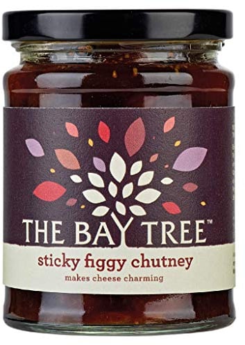 The Bay Tree Sticky Figgy Chutney – Makes Cheese Charming Rich and Sweet Cheeseboard Champion Delicious Treat Great for Meals Suitable for Vegetarians – 320g