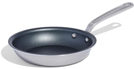 Made In Cookware - 8 Non Stick Frying Pan (Graphite) - 5 Ply Stainless Clad Nonstick - Professional Cookware USA - Induction Compatible
