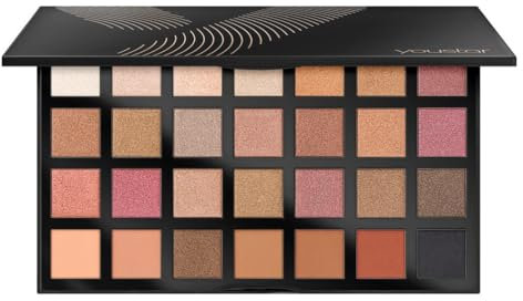 youstar SENSEYETIONS Eyeshadow Palette 02 - Inspiring Fall | Hochpigmentierte, Langanhaltende Farbmischung für Vielseitige Looks, Matt und Schimmernd, Lidschatten Palette