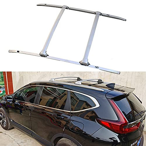 FTAPACCE 4-teiliges Aluminium-Dachgepäckträger-Set, passend für Honda CR-V CRV 2017–2022 Lader-Querstangen, Gepäckträger (alle Silber)