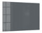 DEQORI Glas-Magnettafel | 120x90 cm groß | Unifarben - Dunkelgrau | Memo-Board aus Glas | Magnetboard inkl. Magnete, Stift & Tuch für Küche & Büro | Tafel magnetisch & beschreibbar