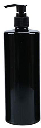 500 ml leere nachfüllbare Lotion Pump Press Flasche Duschgel Bad Duschgel Shampoo Flüssigkeit Toilettenartikel Behälter Schwarz