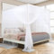 South to East Rideaux de lit à baldaquin à 4 d'angle pour Adultes, Moustiquaire pour lit, Rideaux de lit Luxueux pour décoration de Chambre, Polyester indéchirable, faciles à Installer