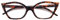 Kodilin Occhiali da Lettura Donna 2.0 Anti Luce Blu Cat Eye Occhiali per PC con Cerniera a Molla, Tartaruga